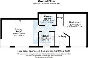 Flat 1 Scillonia Gardens, Newent - all floors.JPG