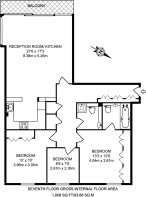 Floorplan area for info only, not for £/sq. ft valuation
