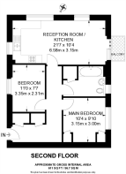 Floorplan area for info only, not for £/sq. ft valuation