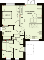 Holm floorplan at Sandy Gate View