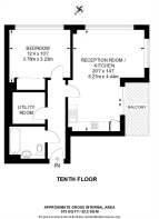Floorplan area for info only, not for £/sq. ft valuation
