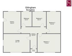Floorplan letterhead - Gillingham - Bungalow - 2D