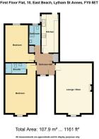 First Floor Flat, 10, East Beach, Lytham St Annes,