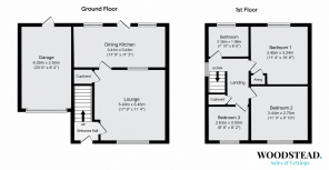 Floorplan for Wensleydale Close, Leen Valley, Nottingham, NG8