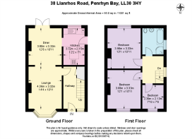 Floor Plan - 38 Llanrhos Road, Penrhyn Bay LL30 3H