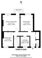 Floorplan area for info only, not for £/sq. ft valuation