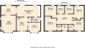 9 Hunts Mead , Forncett St Peter - all floors.JPG