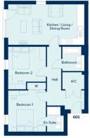 Hawthorn Ground Floor 2 bed