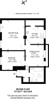 Floorplan area for info only, not for £/sq. ft valuation