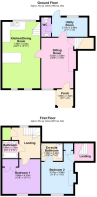 Meadow Cottage, Vowchurch, Hereford - all floors.P