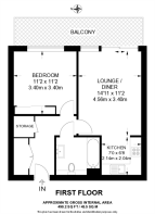 Floorplan area for info only, not for £/sq. ft valuation