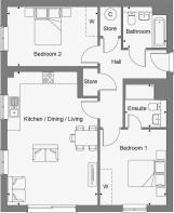Dandara - Manor Park - Block A, Apartment 95 floorplan