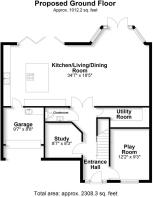 4 Hilltop Walk Proposed Harpenden - Proposed Groun