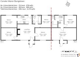 1 AND 2 CONSTER MANOR BUNGALOWS - FLOOR PLANS