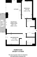 Floorplan area for info only, not for £/sq. ft valuation