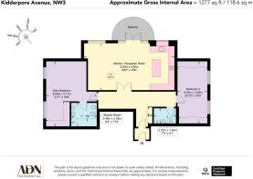 Flat 53, 15 Westfield, Kidderpore Avenue NW3 7SF-F