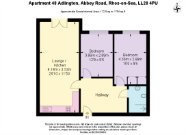 Floor Plan - Apartment 48 Adlington, Abbey Road, R