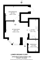 Floorplan area for info only, not for £/sq. ft valuation