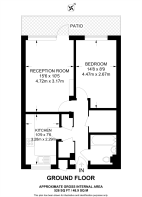 Floorplan area for info only, not for £/sq. ft valuation