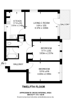 Floorplan area for info only, not for £/sq. ft valuation