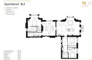 Apartment 1 Floorplan
