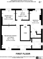 Floorplan area for info only, not for £/sq. ft valuation