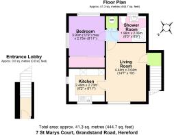Floor Plan 7 St Mary's Court, Grandstand Road, Her