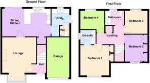 16 Kingfisher Drive, Aiskew, Bedale - all floors.J