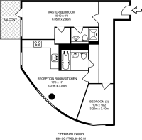 Floorplan area for info only, not for £/sq. ft valuation