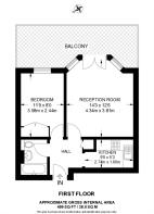 Floorplan area for info only, not for £/sq. ft valuation