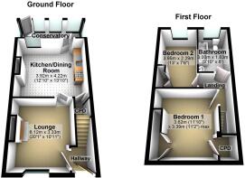 3D floor plan