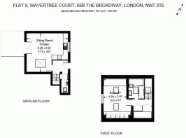 Flat 9, Wavertree Court, 66B The Broadway, London,