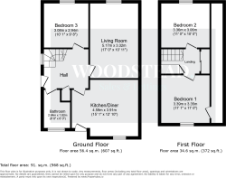 Floorplan for Douglas Road, Long Eaton, Nottingham, NG10