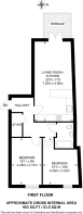 Floorplan area for info only, not for £/sq. ft valuation