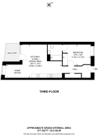 Floorplan area for info only, not for £/sq. ft valuation