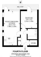 Floorplan area for info only, not for £/sq. ft valuation