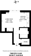 Floorplan area for info only, not for £/sq. ft valuation