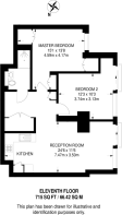 Floorplan area for info only, not for £/sq. ft valuation