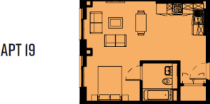 floor plan apt 19