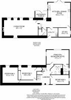 Priory Cottage - Floor plan
