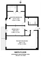 Floorplan area for info only, not for £/sq. ft valuation