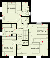 Alfreton First Floor Floorplan
