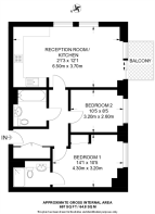 Floorplan area for info only, not for £/sq. ft valuation