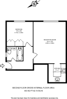 Floorplan area for info only, not for £/sq. ft valuation