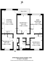 Floorplan area for info only, not for £/sq. ft valuation