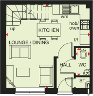 Amber ground floor