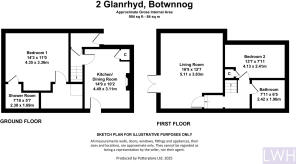 2 Glanrhyd, Botwnnog Floorplan