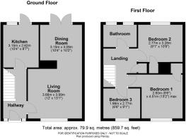 16 Granstone Rise, Tupsley, Hereford - all floors 