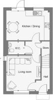 Dandara - Manor Park - The Bromley, Home 68 floorplan