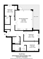 Floorplan area for info only, not for £/sq. ft valuation